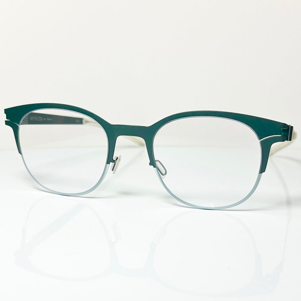 Mykita NO.1 DINAH Col 178 Unisex Eyeglasses Frame in Moss Green - Authentic New
