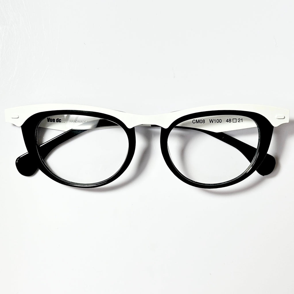 VUE DC CM08 W100 Unisex Eyeglasses Frame in White - Authentic New