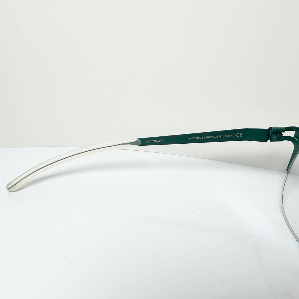 Mykita NO.1 DINAH Col 178 Unisex Eyeglasses Frame in Moss Green - Authentic New