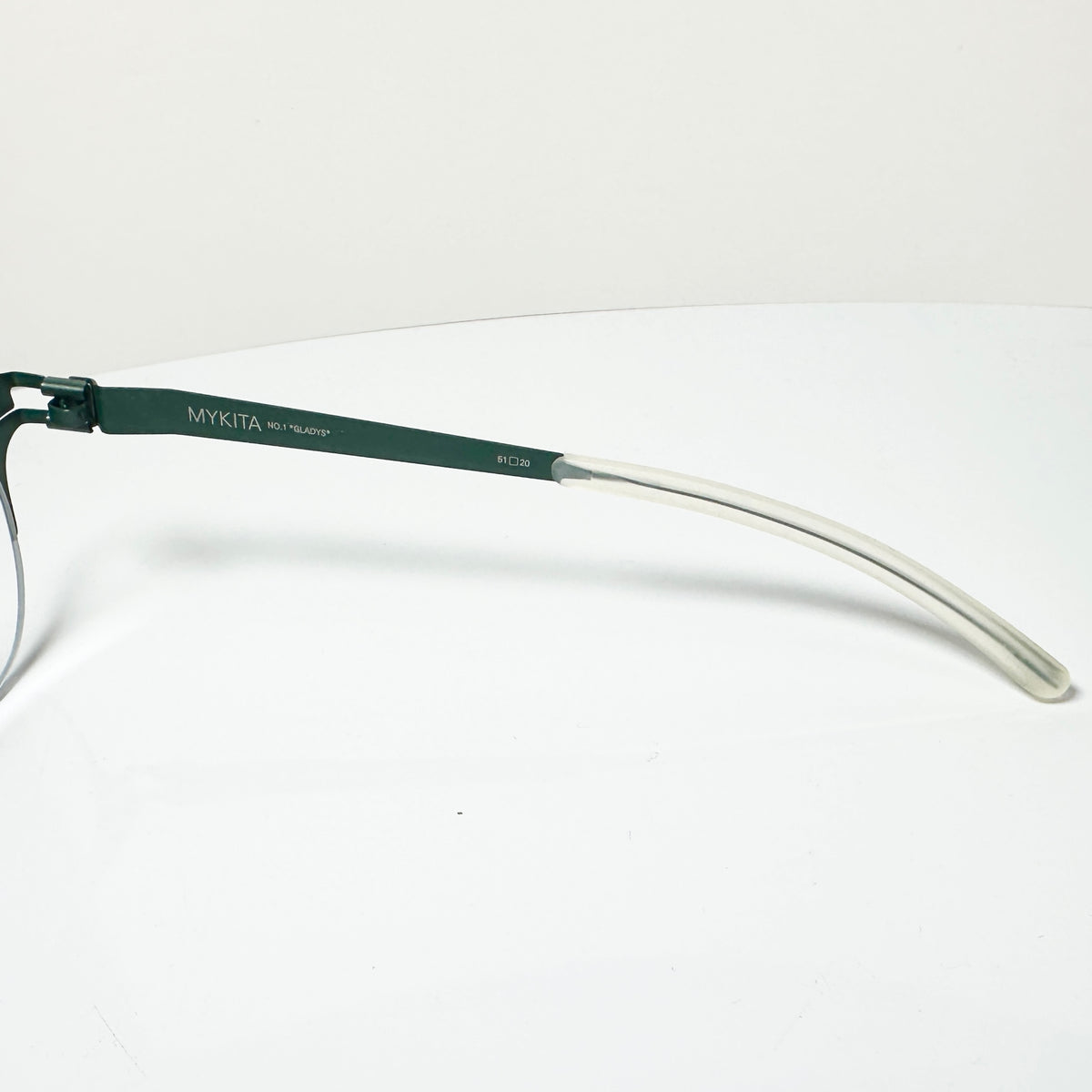 Mykita NO.1 GLADYS Col 178 Unisex Eyeglasses Frame in Moss Green - Authentic New