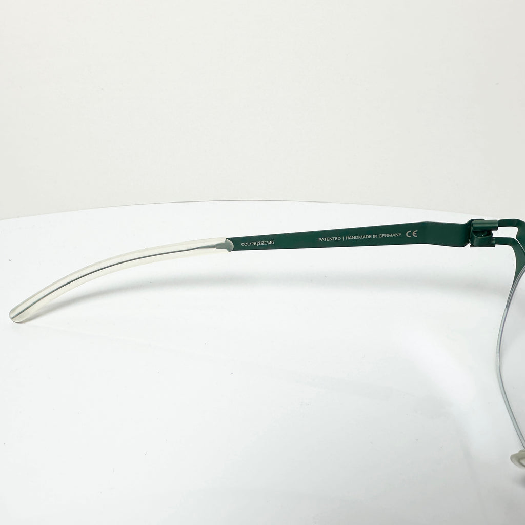 Mykita NO.1 GLADYS Col 178 Unisex Eyeglasses Frame in Moss Green - Authentic New