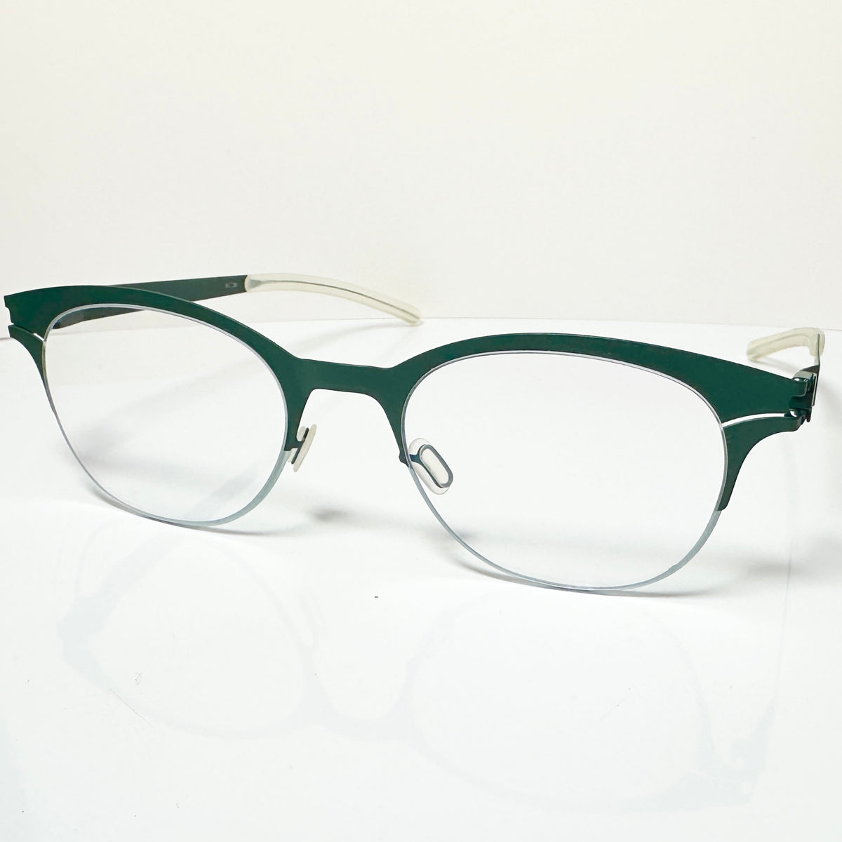 Mykita NO.1 GLADYS Col 178 Unisex Eyeglasses Frame in Moss Green - Authentic New