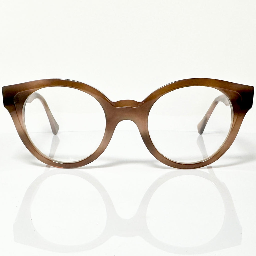 VUE DC GIN Women's Eyeglasses Frame in Milky Tortoise - Authentic New