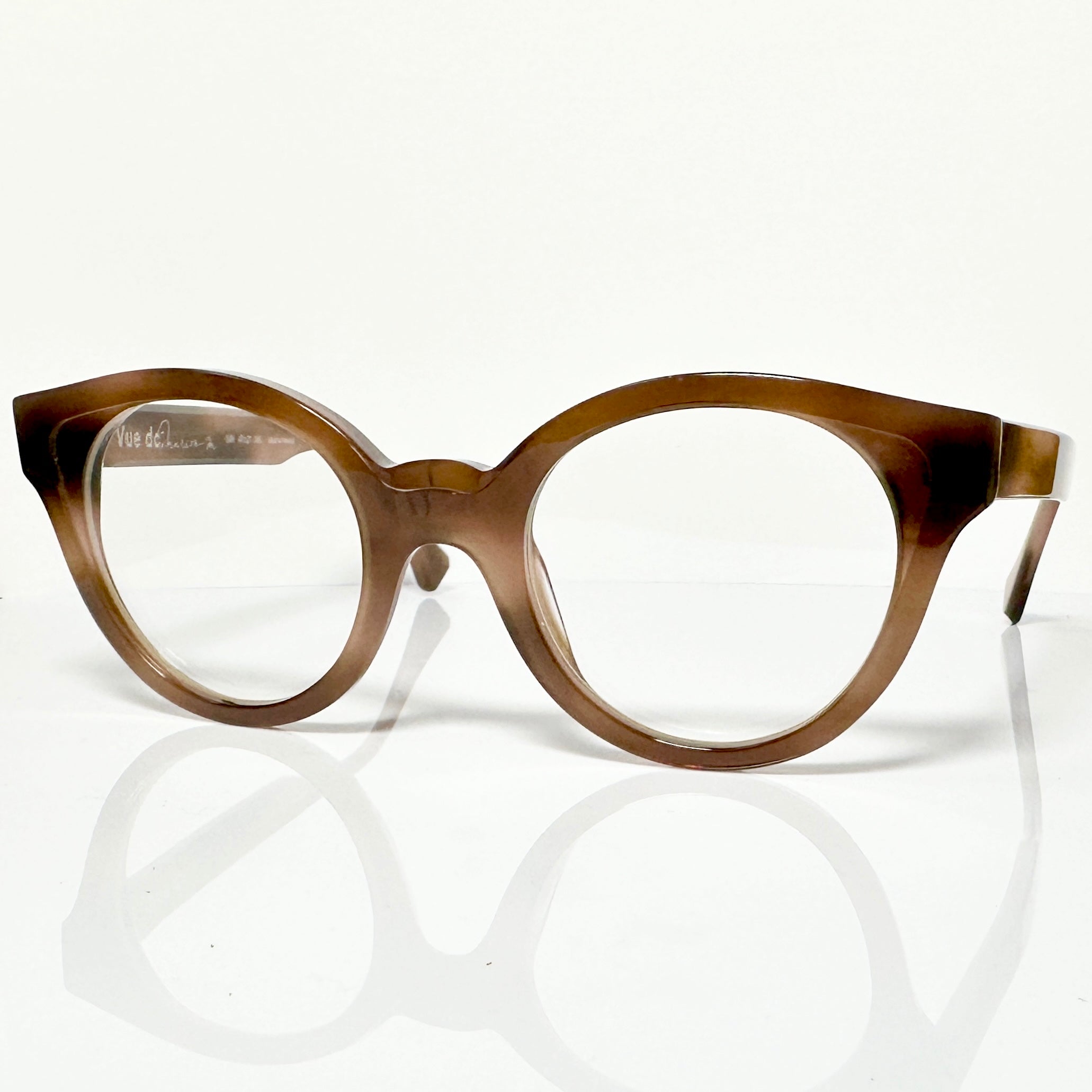 VUE DC GIN Women's Eyeglasses Frame in Milky Tortoise - Authentic New