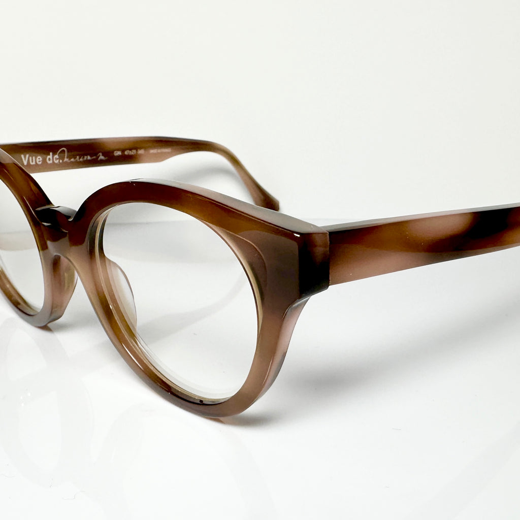 VUE DC GIN Women's Eyeglasses Frame in Milky Tortoise - Authentic New