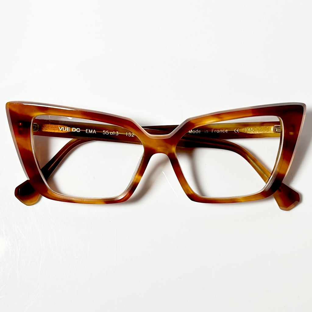 VUE DC EMA 152 Women's Eyeglasses Frame in Tortoise - Authentic New