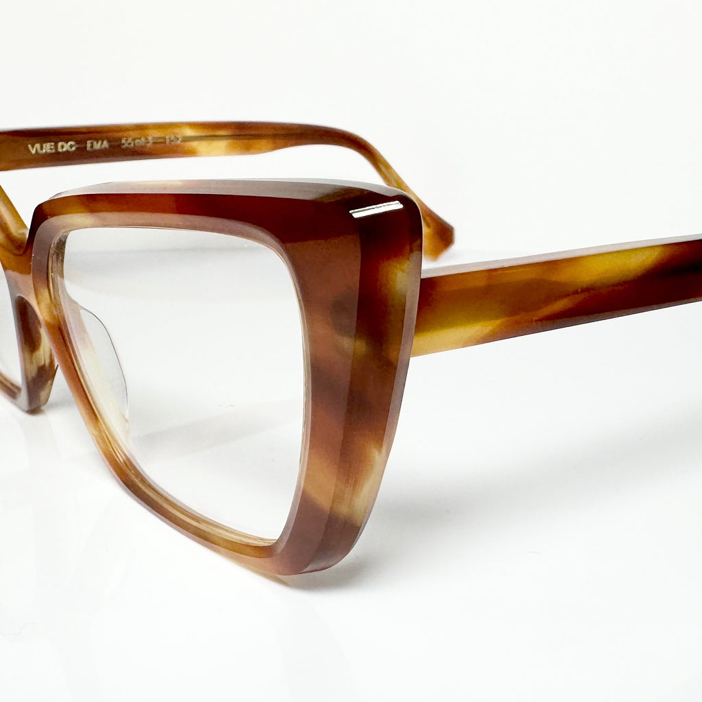 VUE DC EMA 152 Women's Eyeglasses Frame in Tortoise - Authentic New