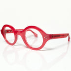 VUE DC RON 679 Round Eyeglasses Frame in Red - Authentic New