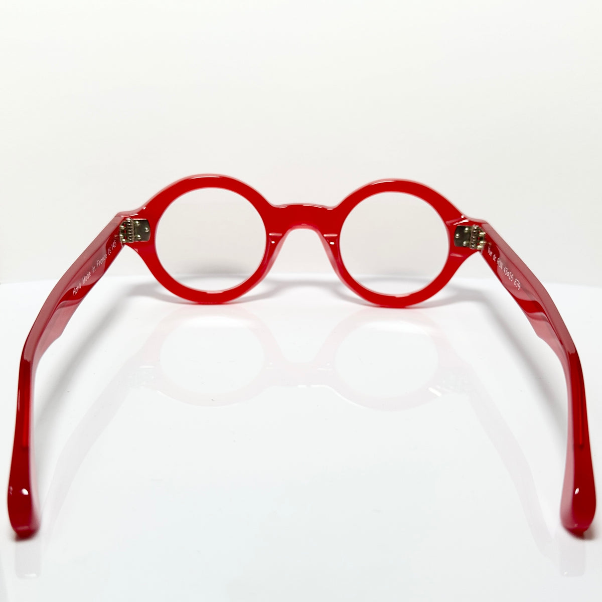 VUE DC RON 679 Round Eyeglasses Frame in Red - Authentic New