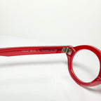 VUE DC RON 679 Round Eyeglasses Frame in Red - Authentic New