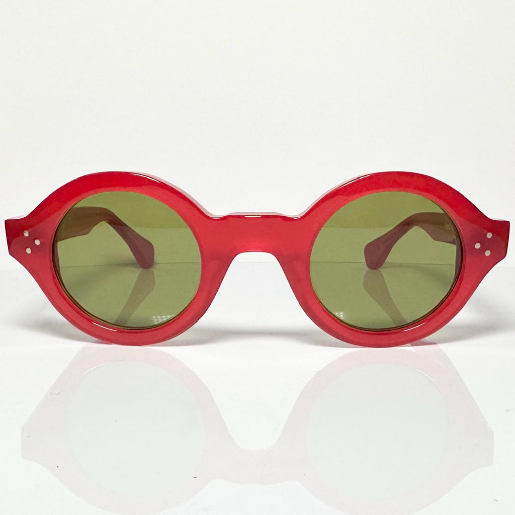 VUE DC RON Round Sunglasses Frame in Red - Authentic New