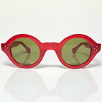 VUE DC RON Round Sunglasses Frame in Red - Authentic New