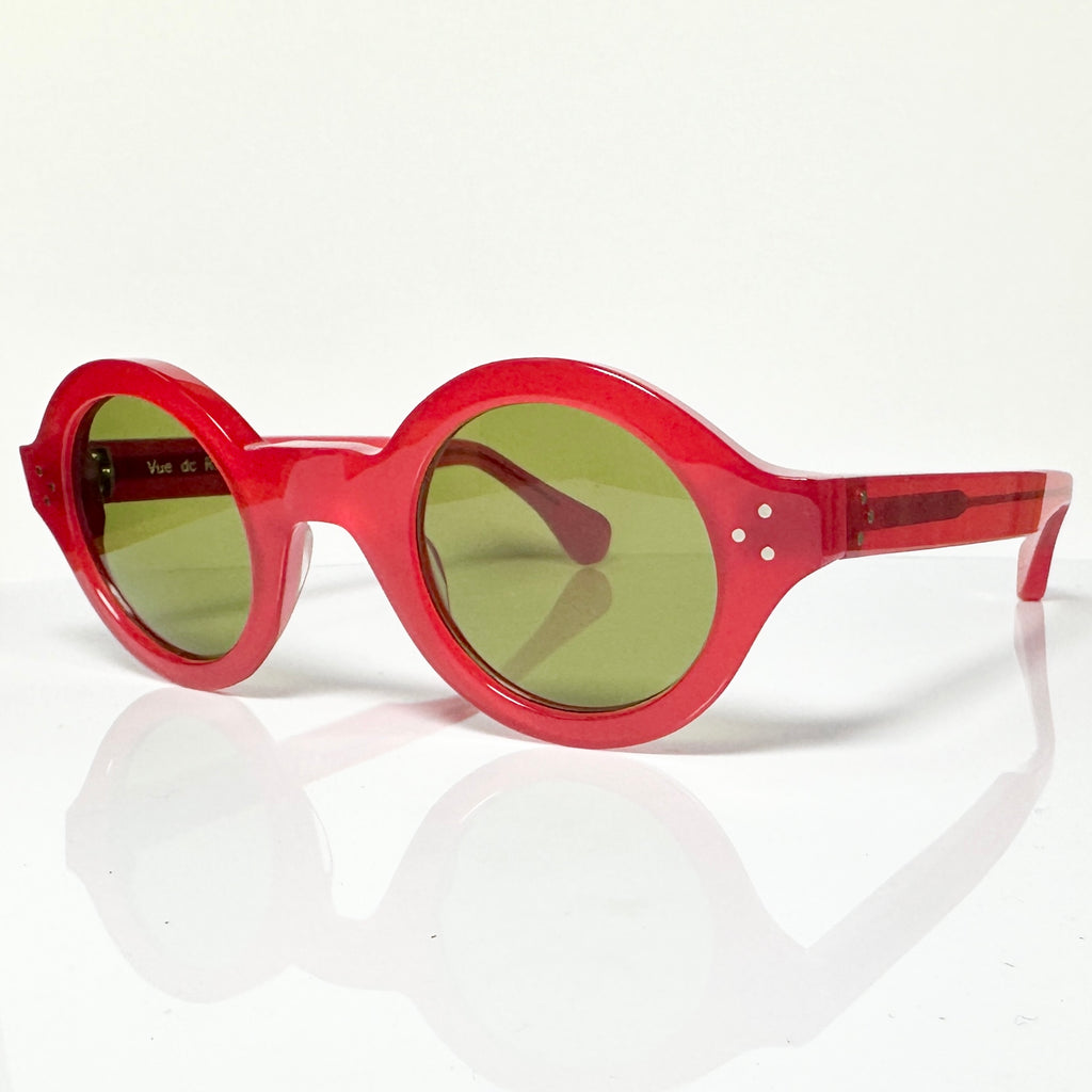 VUE DC RON Round Sunglasses Frame in Red - Authentic New