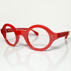 VUE DC RON Round Eyeglasses Frame in Red - Authentic New