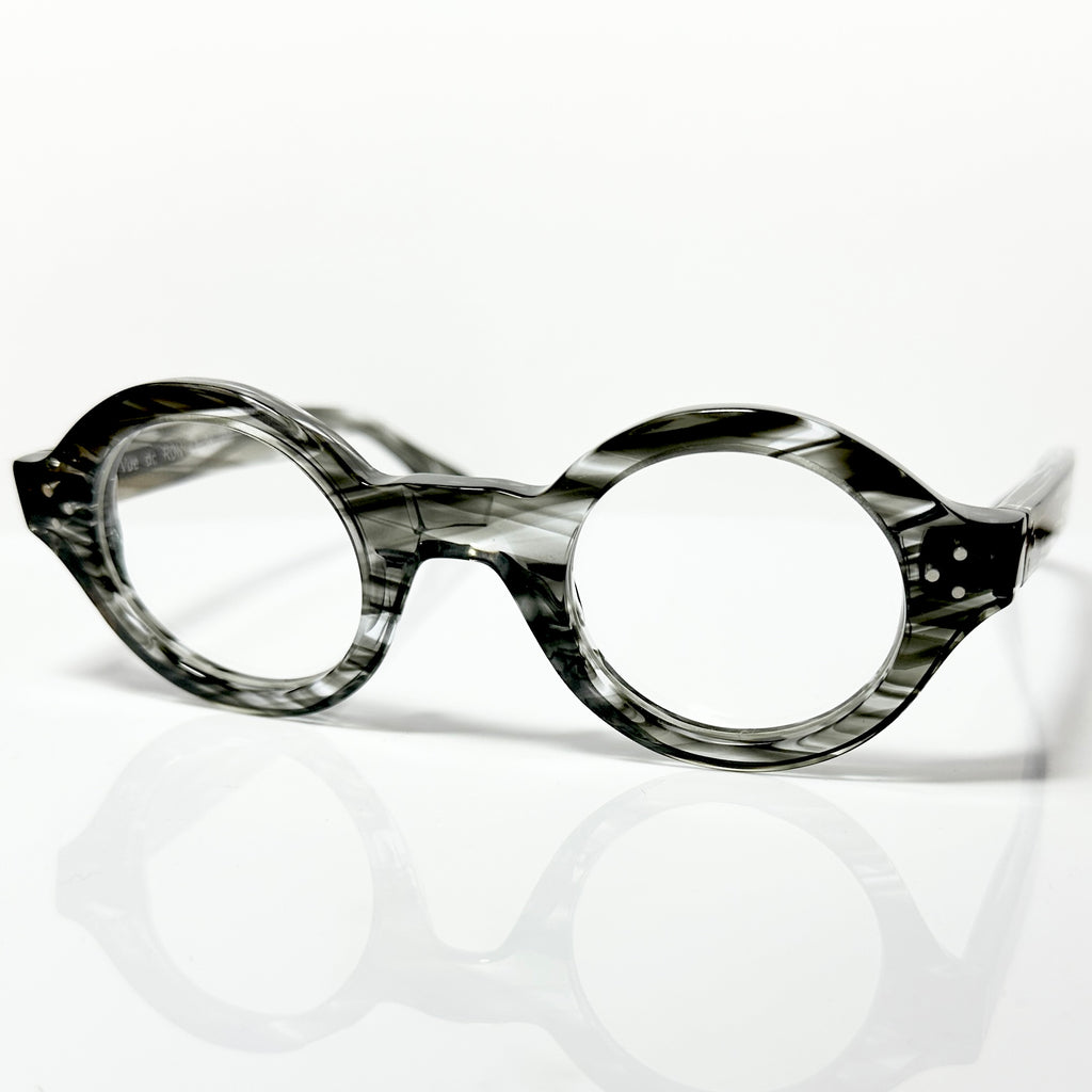 VUE DC RON J20 Unisex Eyeglasses Frame in Flamed Horn - Authentic New