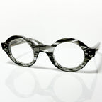 VUE DC RON J20 Unisex Eyeglasses Frame in Flamed Horn - Authentic New