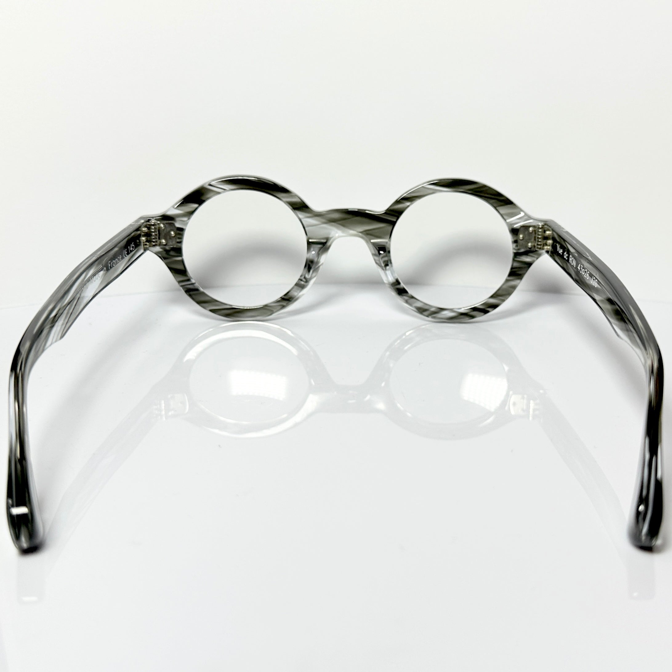 VUE DC RON J20 Unisex Eyeglasses Frame in Flamed Horn - Authentic New