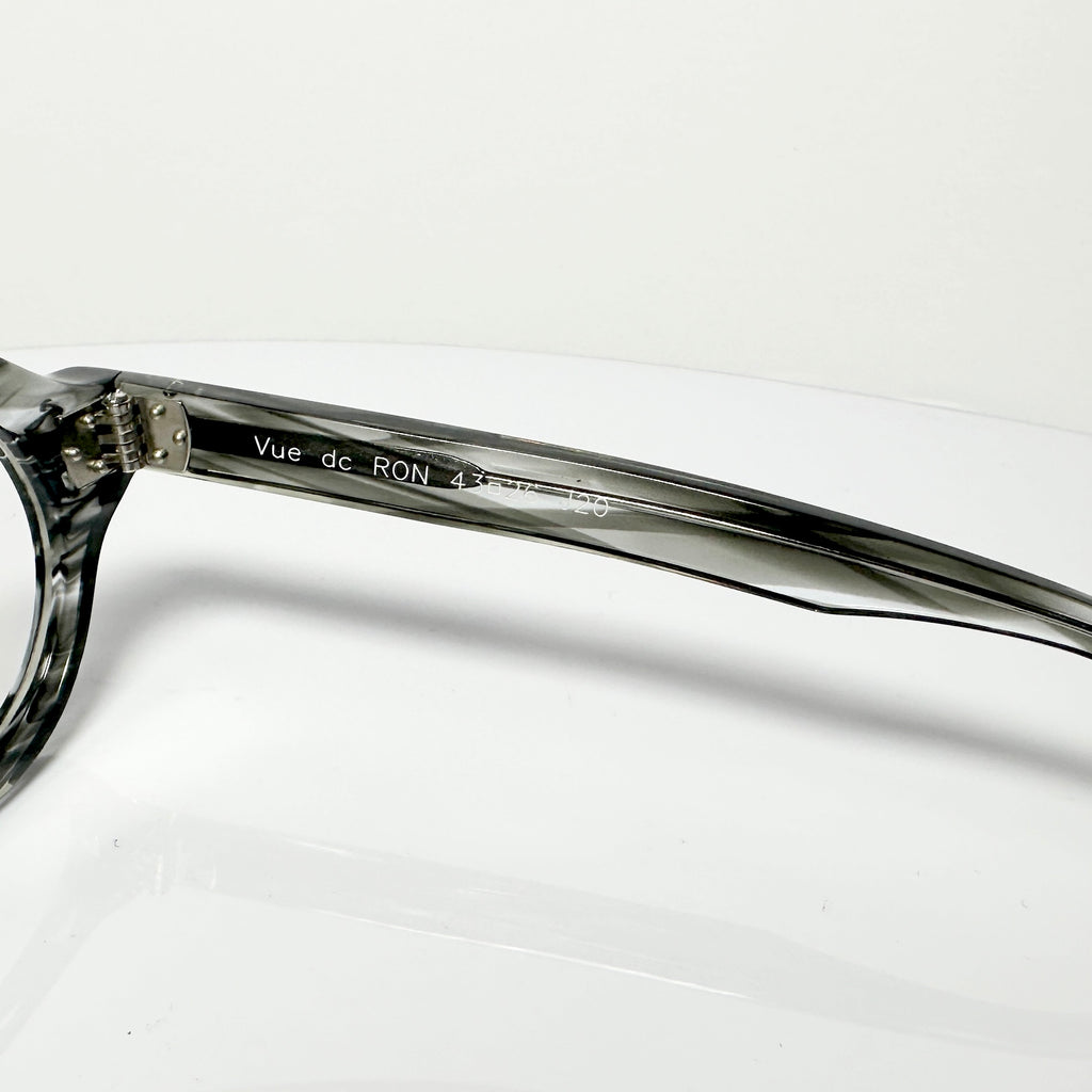VUE DC RON J20 Unisex Eyeglasses Frame in Flamed Horn - Authentic New