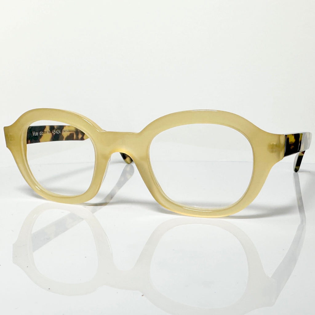 VUE DC TAO Unisex Eyeglasses Frame in Camel/Tortoise - Authentic New