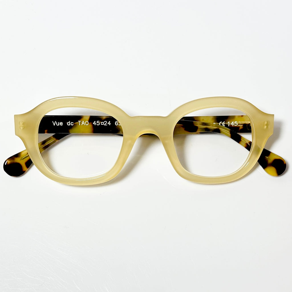 VUE DC TAO Unisex Eyeglasses Frame in Camel/Tortoise - Authentic New