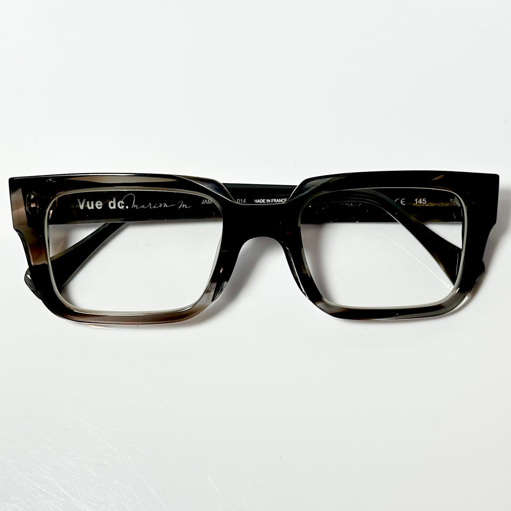 VUE DC JAM 014 Men's Eyeglasses Frame in Marron Flamm - Authentic New