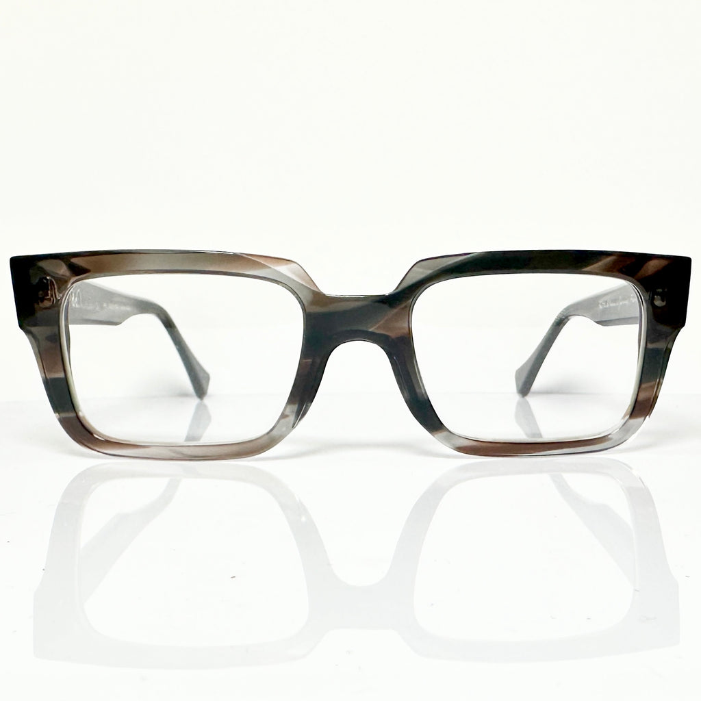 VUE DC JAM 014 Men's Eyeglasses Frame in Marron Flamm - Authentic New