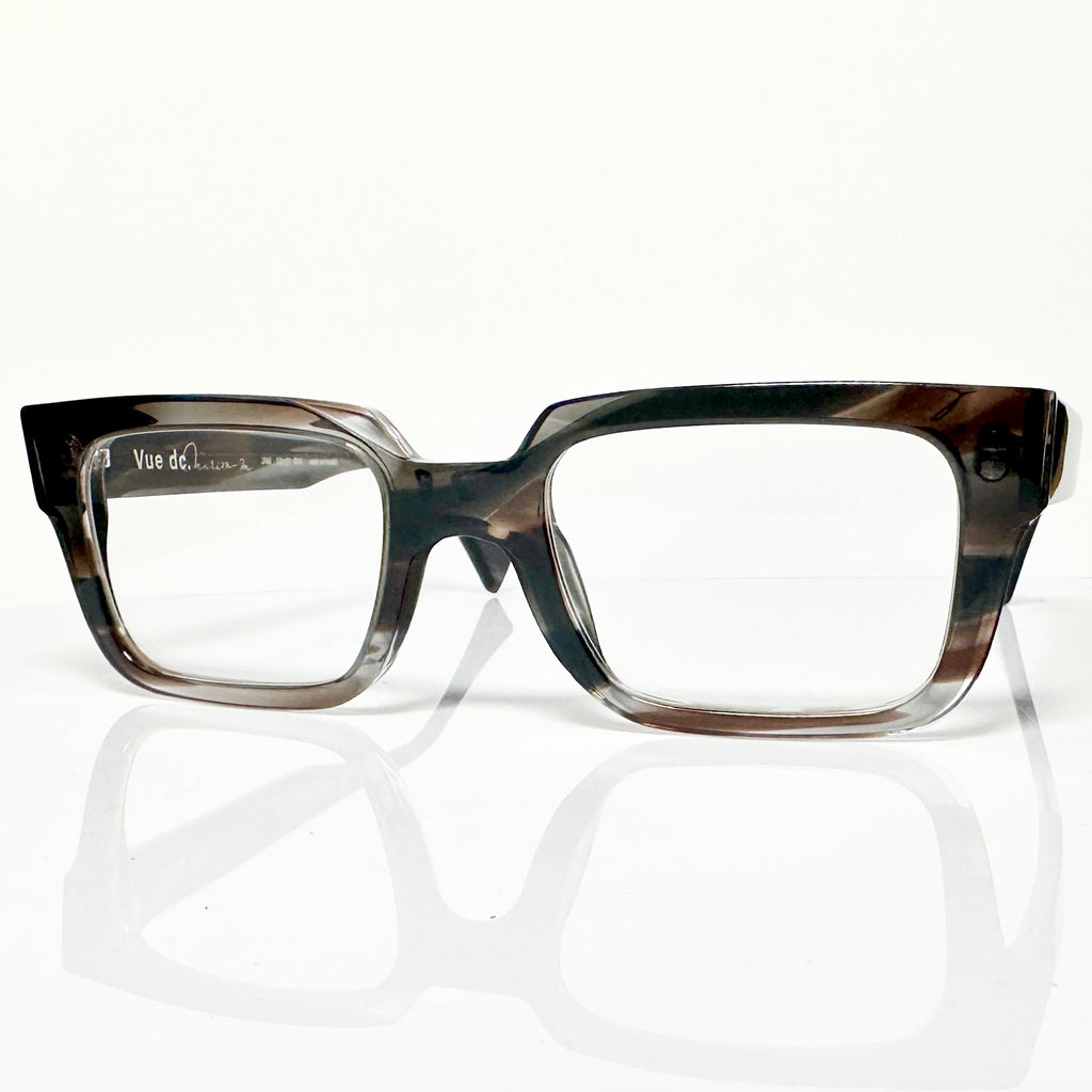 VUE DC JAM 014 Men's Eyeglasses Frame in Marron Flamm - Authentic New