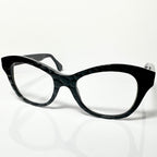 VUE DC KIM C10 Women's Eyeglasses Frame in Crocodile Black - Authentic New
