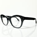 VUE DC KIM C10 Women's Eyeglasses Frame in Crocodile Black - Authentic New