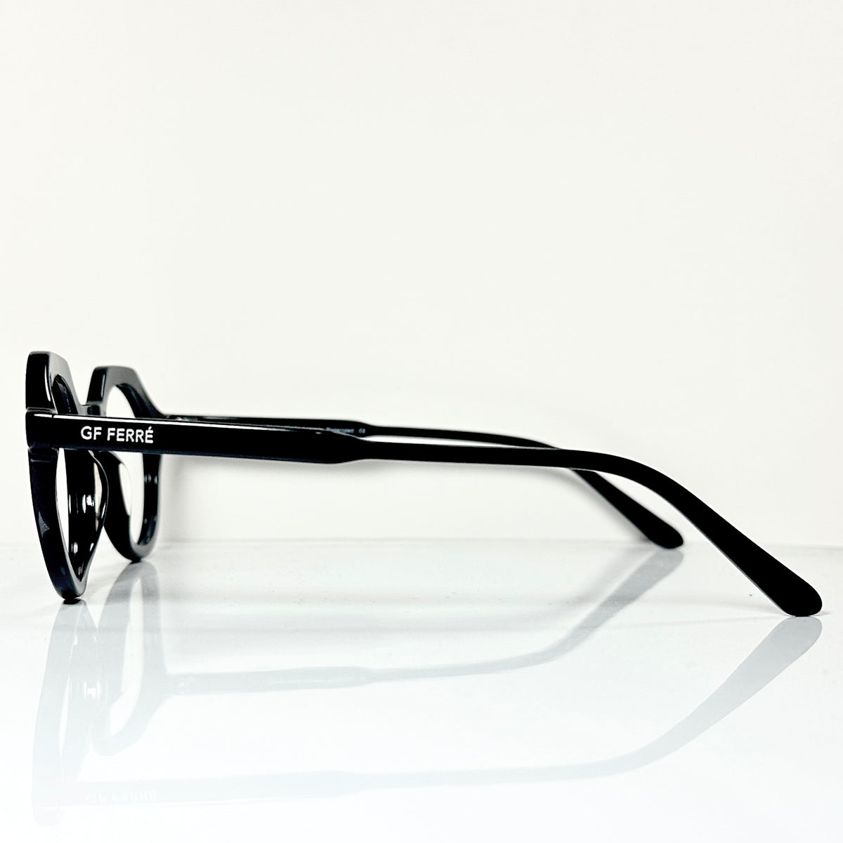Gianfranco Ferré GFF 1363 Crown Panto Eyeglasses Frames in Black  -Authentic New