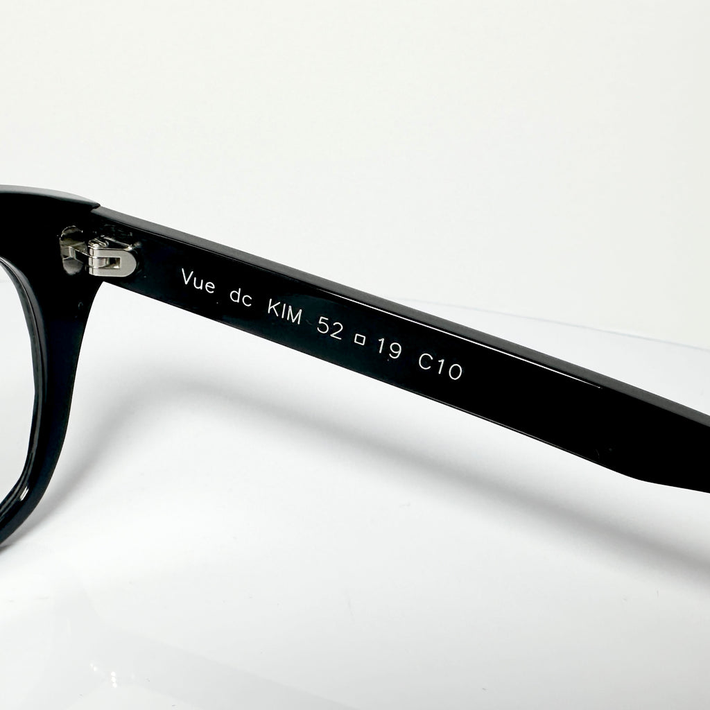 VUE DC KIM C10 Women's Eyeglasses Frame in Crocodile Black - Authentic New