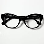 VUE DC KIM C10 Women's Eyeglasses Frame in Crocodile Black - Authentic New