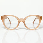 VUE DC GIN Women's Eyeglasses Frame in Orange Opalin - Authentic New