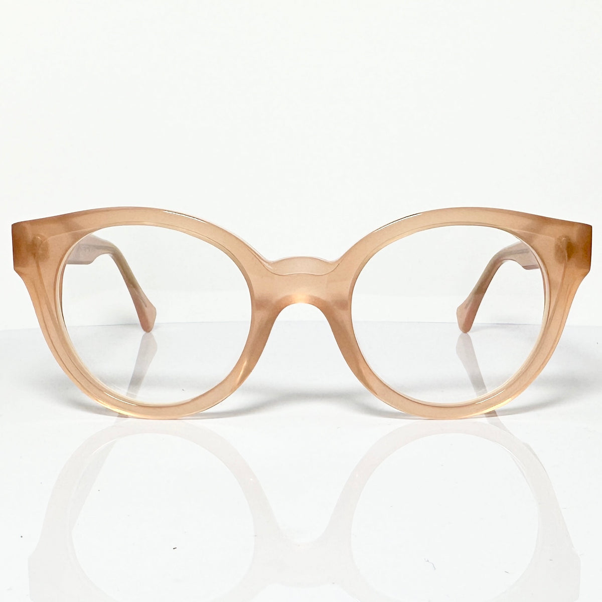 VUE DC GIN Women's Eyeglasses Frame in Orange Opalin - Authentic New