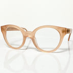 VUE DC GIN Women's Eyeglasses Frame in Orange Opalin - Authentic New