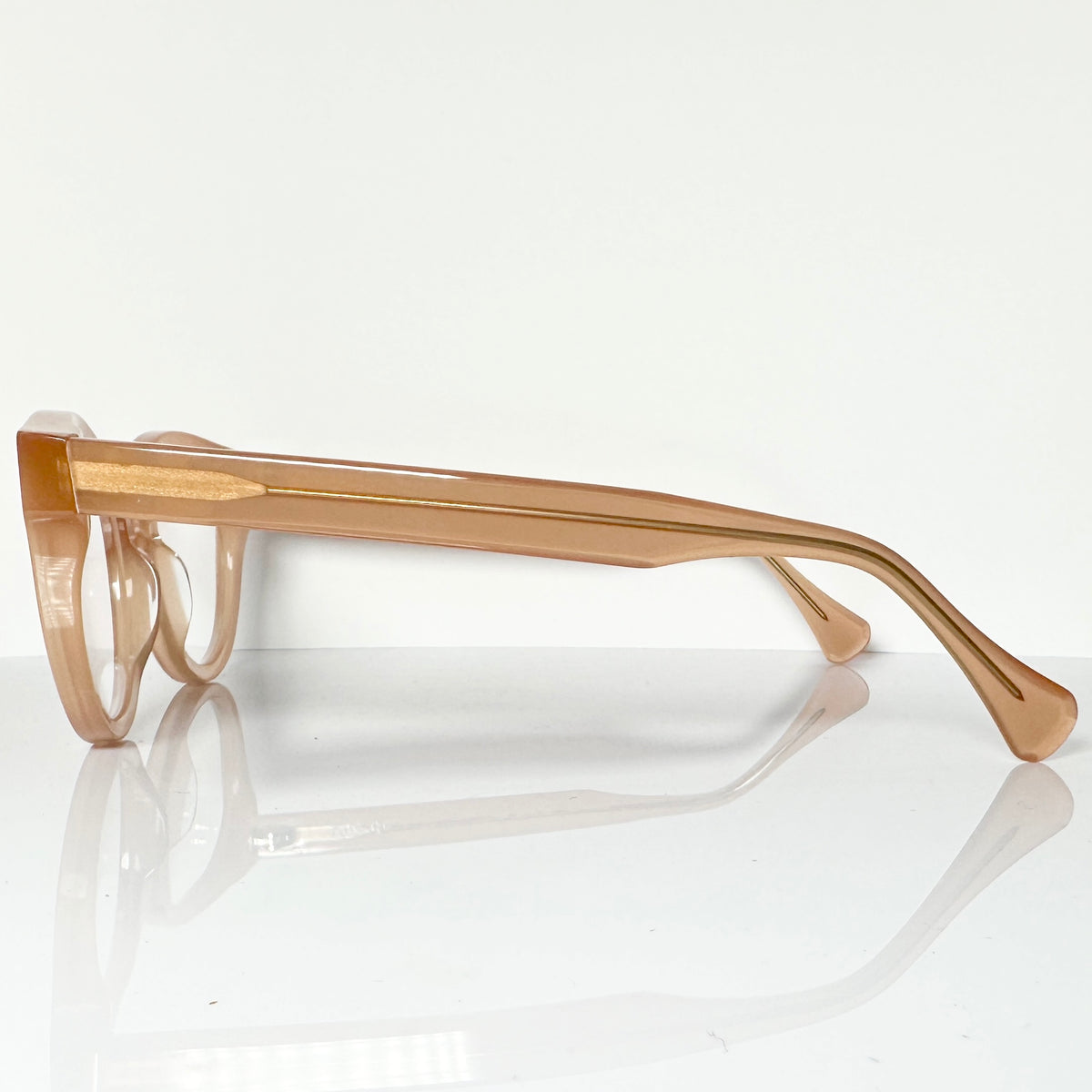 VUE DC GIN Women's Eyeglasses Frame in Orange Opalin - Authentic New