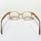 VUE DC GIN Women's Eyeglasses Frame in Orange Opalin - Authentic New