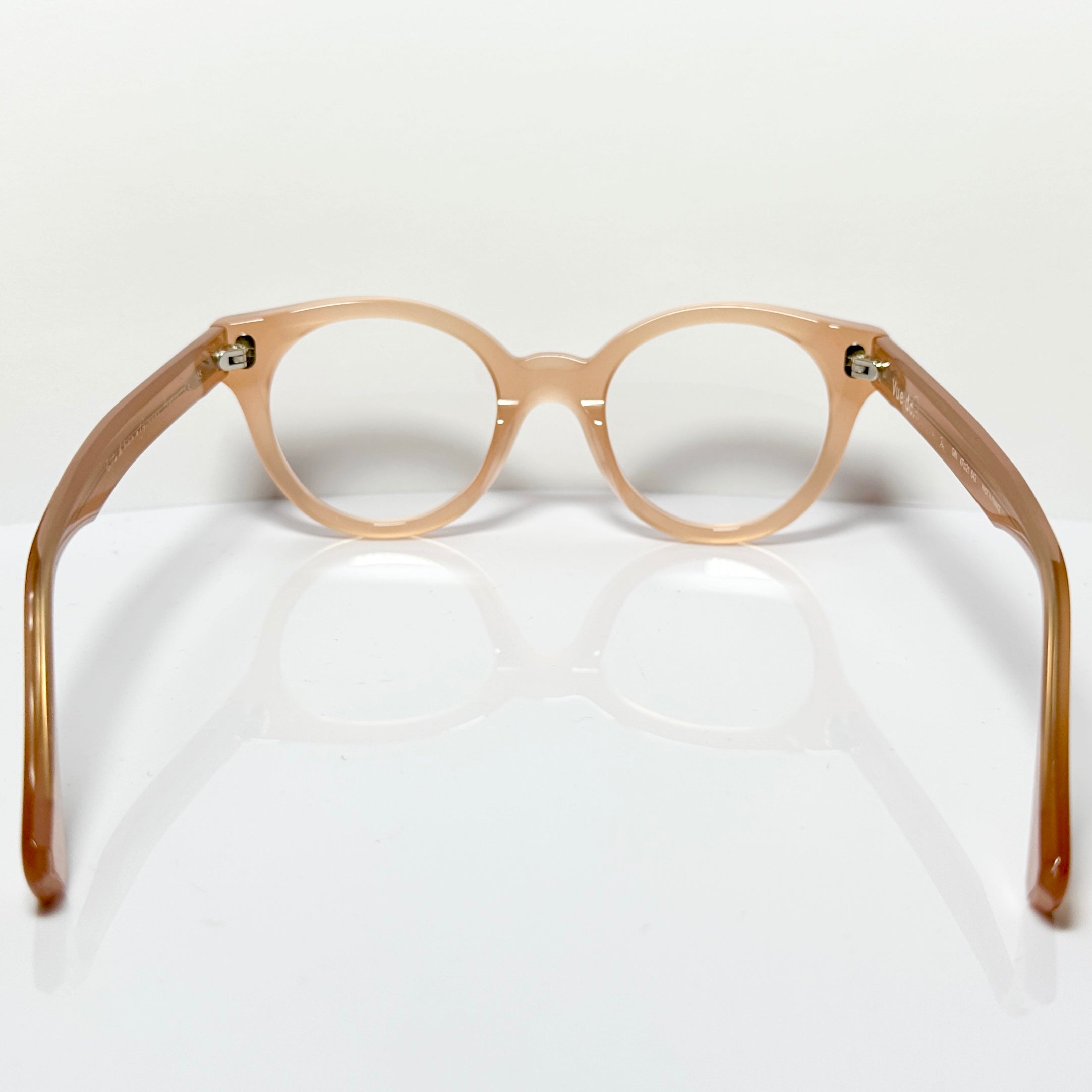 VUE DC GIN Women's Eyeglasses Frame in Orange Opalin - Authentic New
