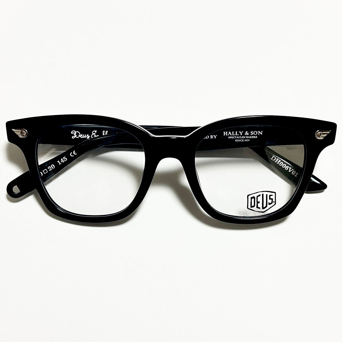 Deus Ex Machina DH006V01 Men's Eyeglasses Frames in Black - Authentic New