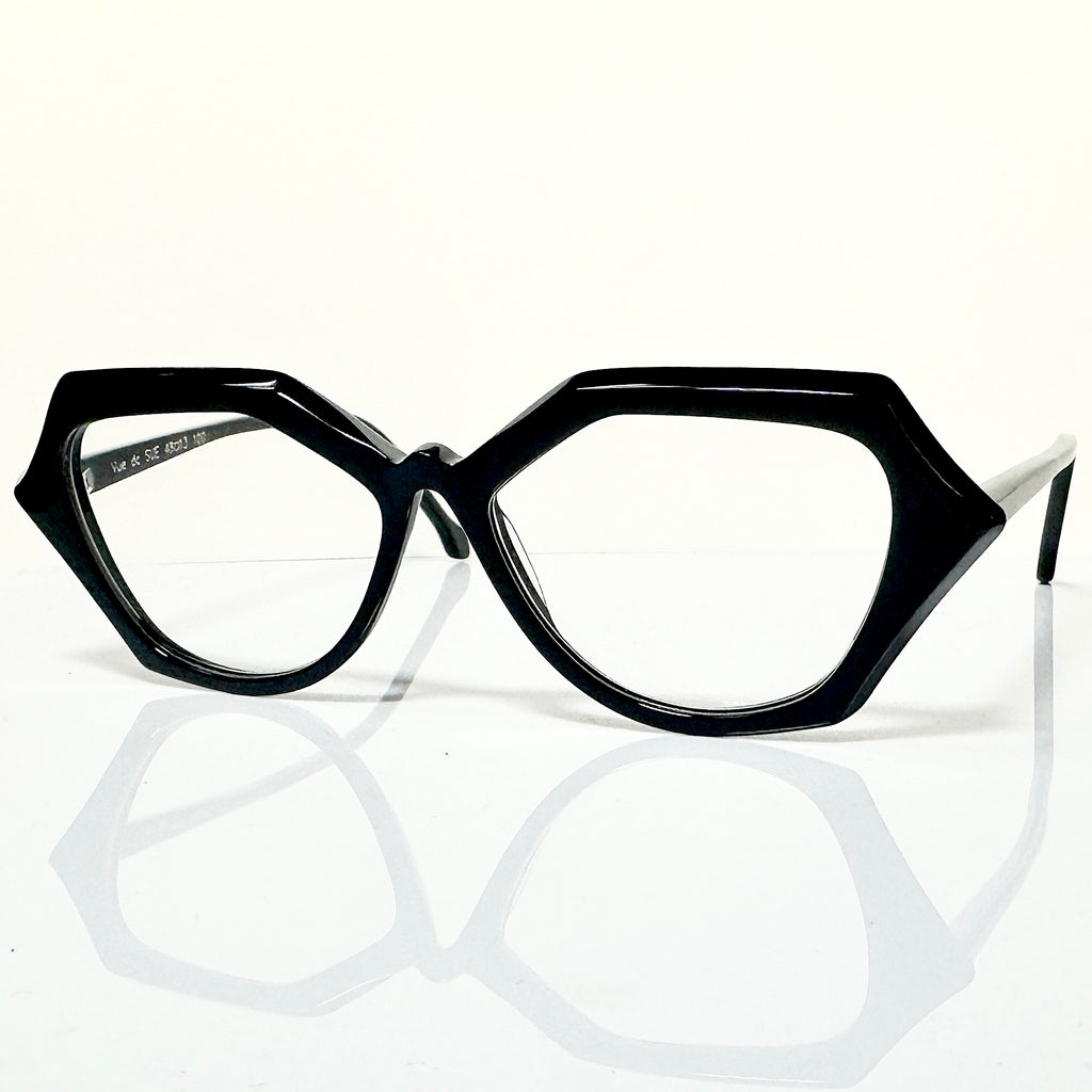 VUE DC SUE Women's Eyeglasses Frame in Black - Authentic New