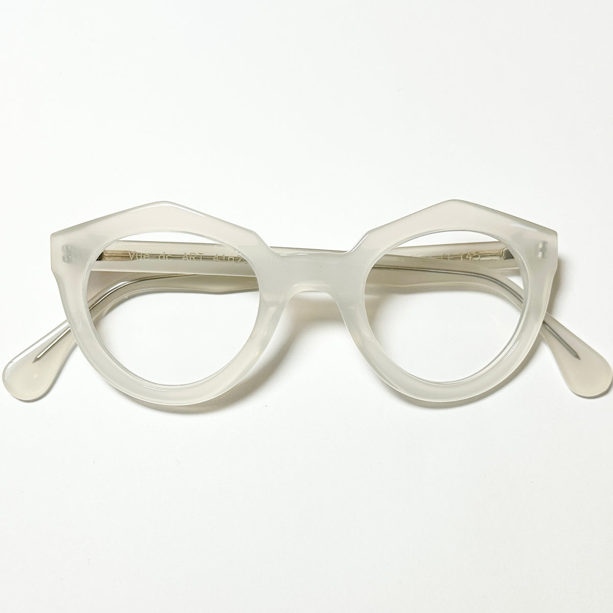 VUE DC ART Unisex Eyeglasses Frame in White - Authentic New