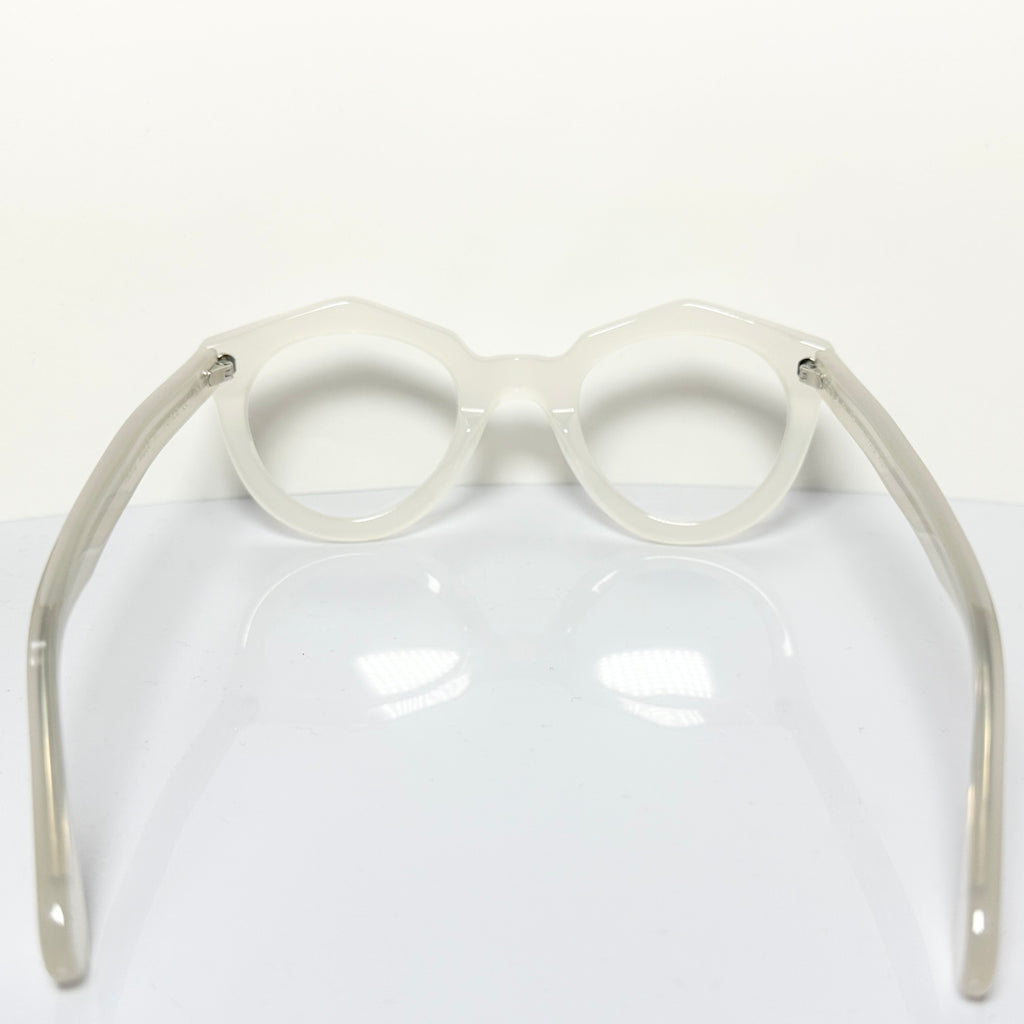 VUE DC ART Unisex Eyeglasses Frame in White - Authentic New