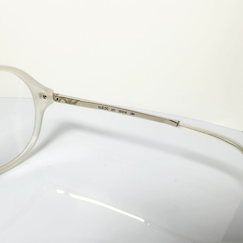 VUE DC JOY Women's Eyeglasses Frame in White  - Authentic New