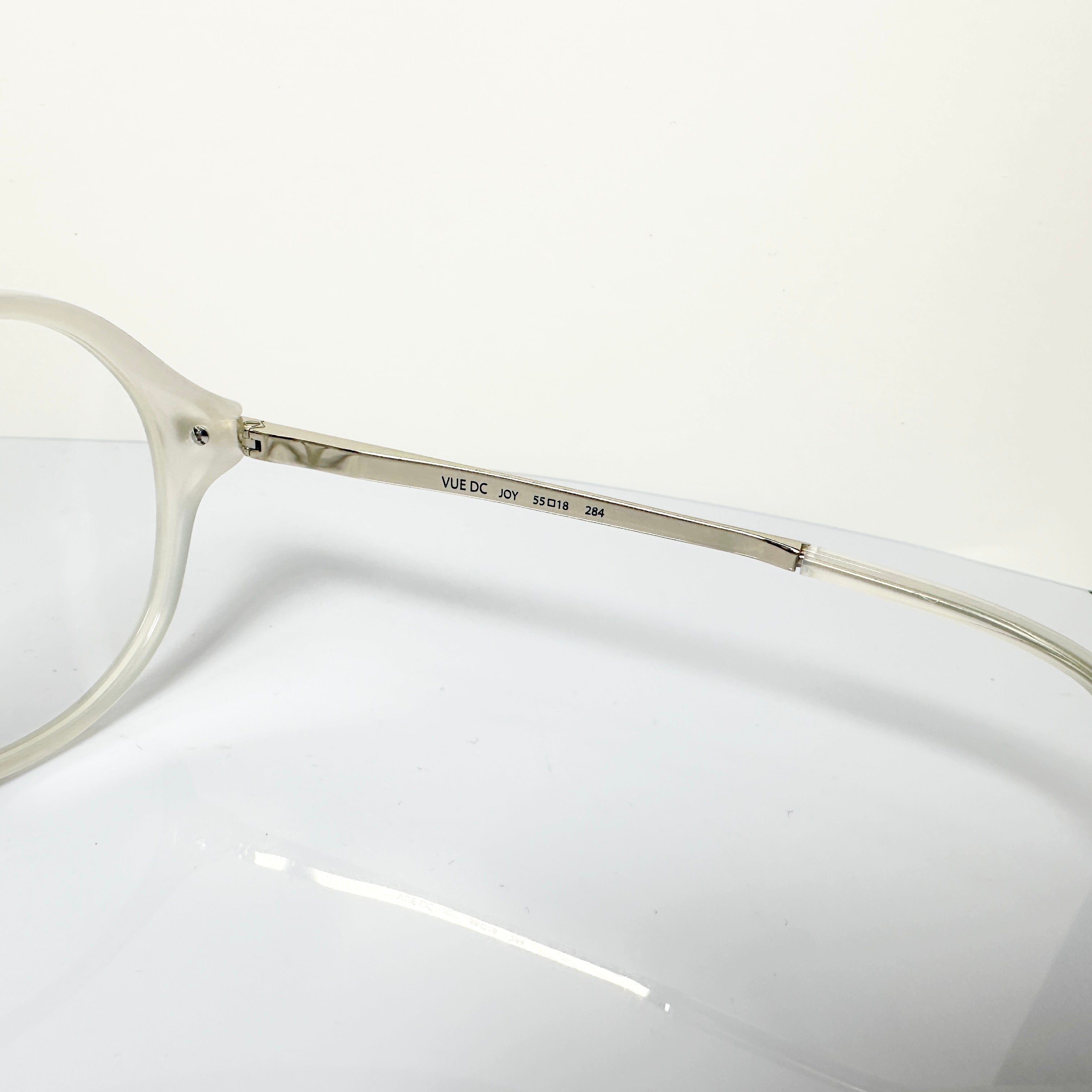 VUE DC JOY Women's Eyeglasses Frame in White  - Authentic New