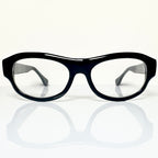 VUE DC JET 100 Unisex Eyeglasses Frame in Black - Authentic New