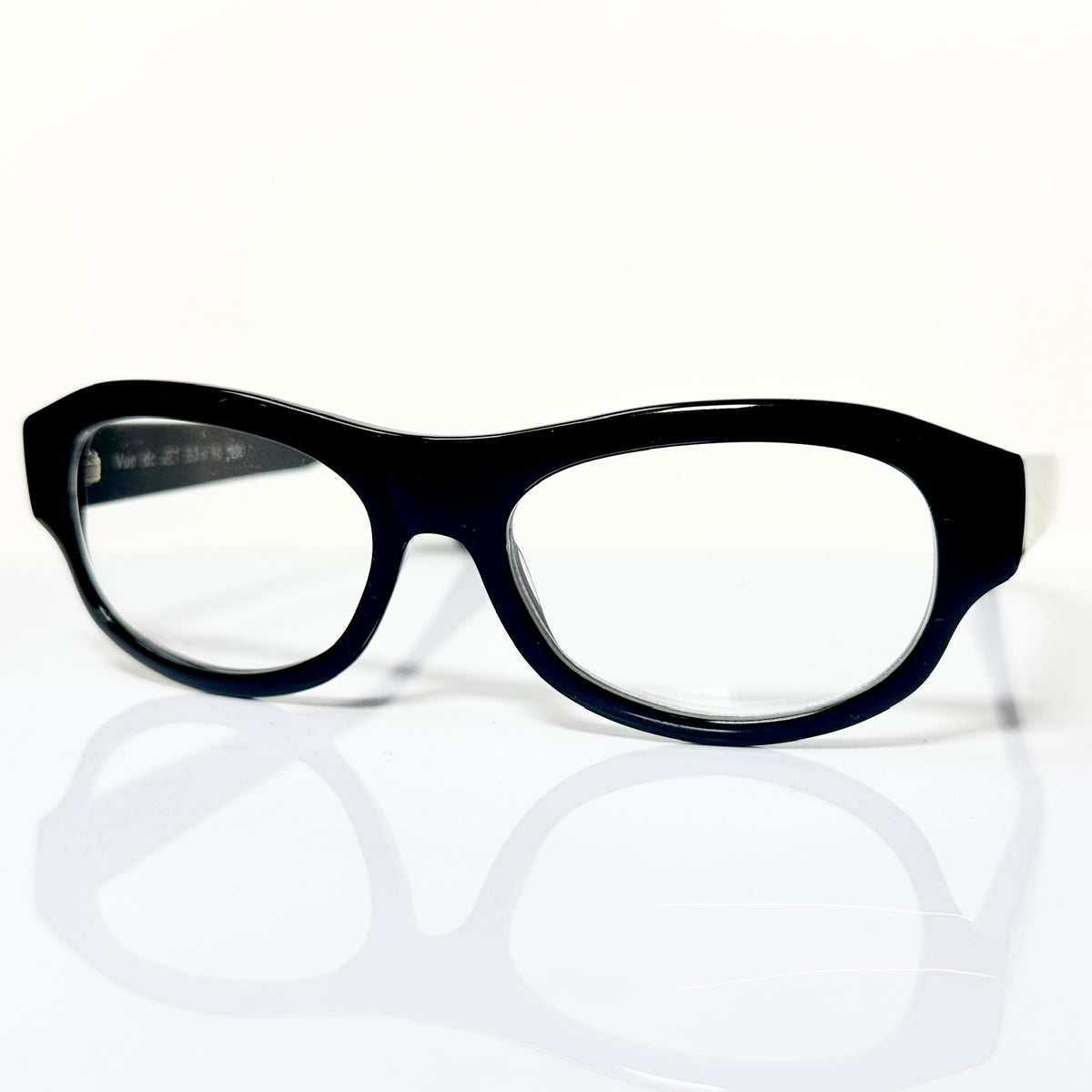 VUE DC JET 100 Unisex Eyeglasses Frame in Black - Authentic New