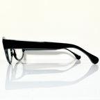 VUE DC JET 100 Unisex Eyeglasses Frame in Black - Authentic New