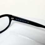 VUE DC JET 100 Unisex Eyeglasses Frame in Black - Authentic New