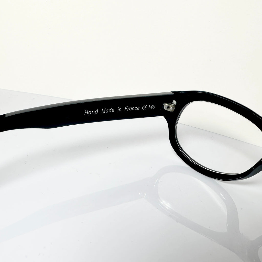 VUE DC JET 100 Unisex Eyeglasses Frame in Black - Authentic New