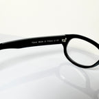 VUE DC JET 100 Unisex Eyeglasses Frame in Black - Authentic New